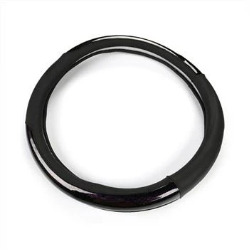 380mm stuurwiel cover set met pinhole + koolstofvezel patroon