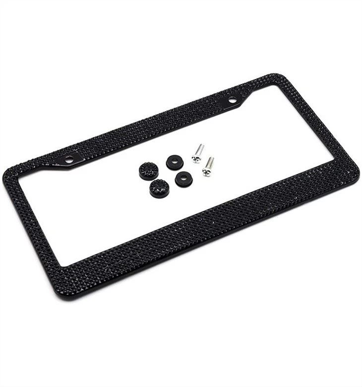 Stainless Steel with Drill License Plate Frames US